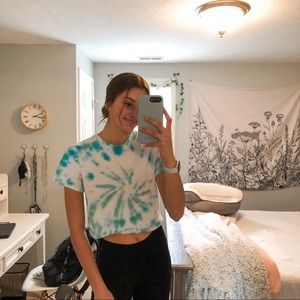 Blue Tie Dye Shirt